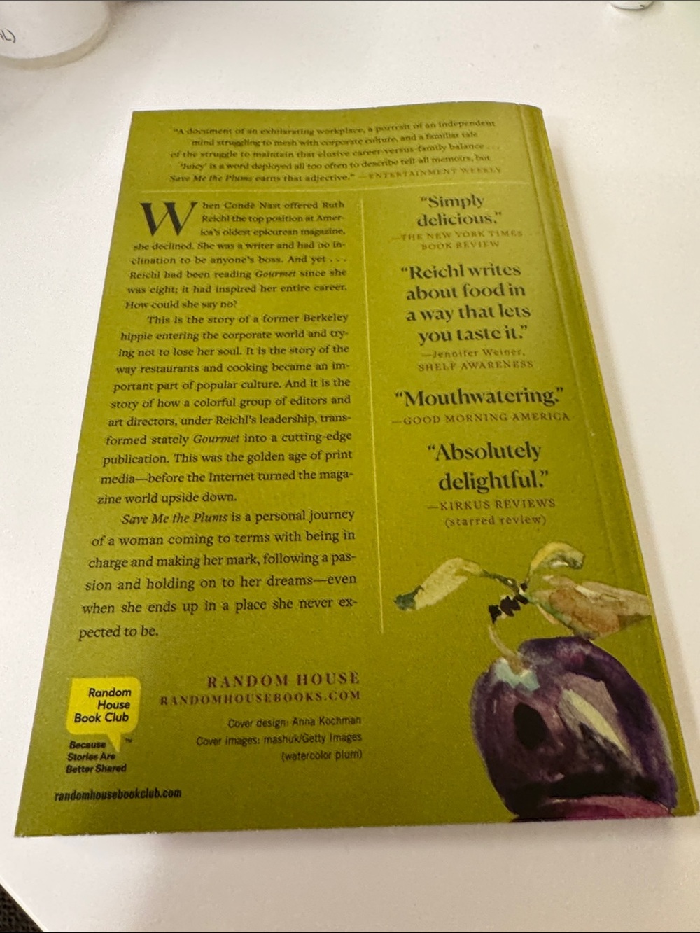 Save Me the Plums by Ruth Reichl - Picture 2 of 2
